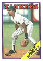 1988 Topps Base Set Willie Randolph #210 card