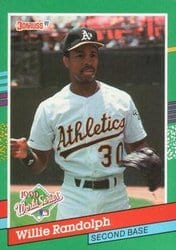 1991 Donruss Base Set Willie Randolph #766 card