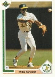 1991 Upper Deck Base Set Willie Randolph #421 card