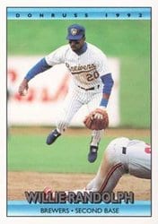 1992 Donruss Base Set Willie Randolph #625 card