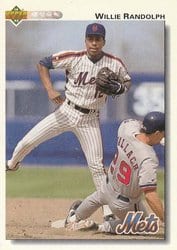 1992 Upper Deck Base Set Willie Randolph #795 card