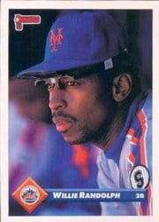 1993 Donruss Base Set Willie Randolph #644 card