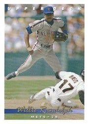 1993 Upper Deck Base Set Willie Randolph #419 card