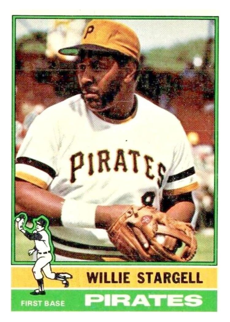 1976 Topps Willie Stargell #270 card
