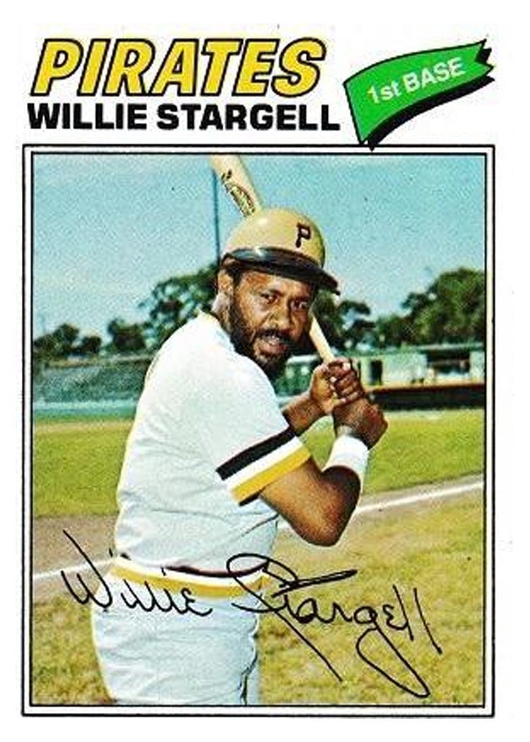 1977 Topps Willie Stargell #460 card