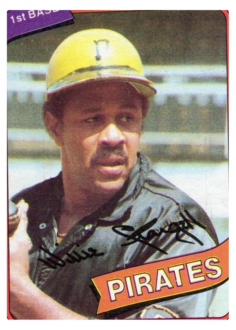 1980 Topps Willie Stargell #610 card