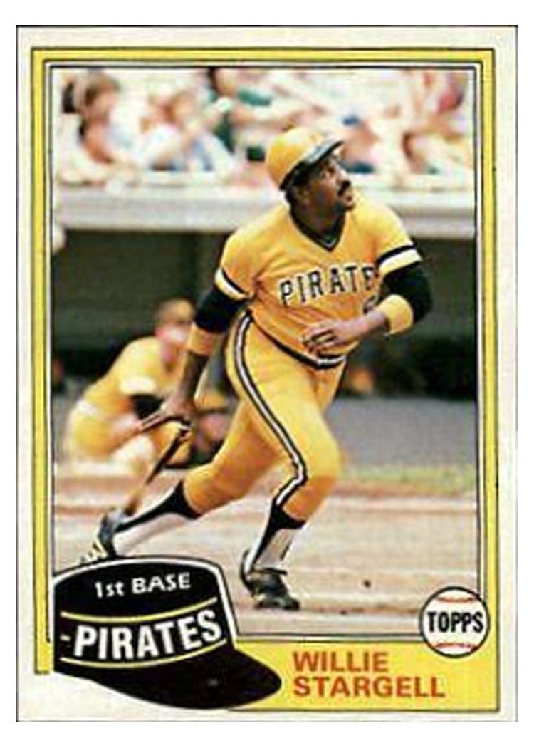 1981 Topps Willie Stargell #380 card