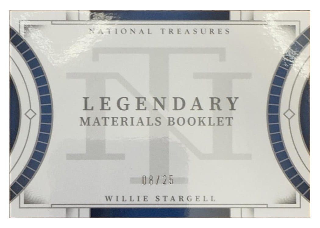 2024 Panini National Treasures Legendary Materials Booklet Willie Stargell #5 card