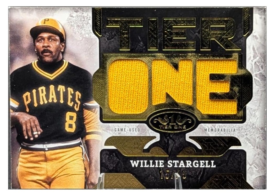 2025 Topps Tier One Die-Cut Relics Willie Stargell #T1RD-WS card