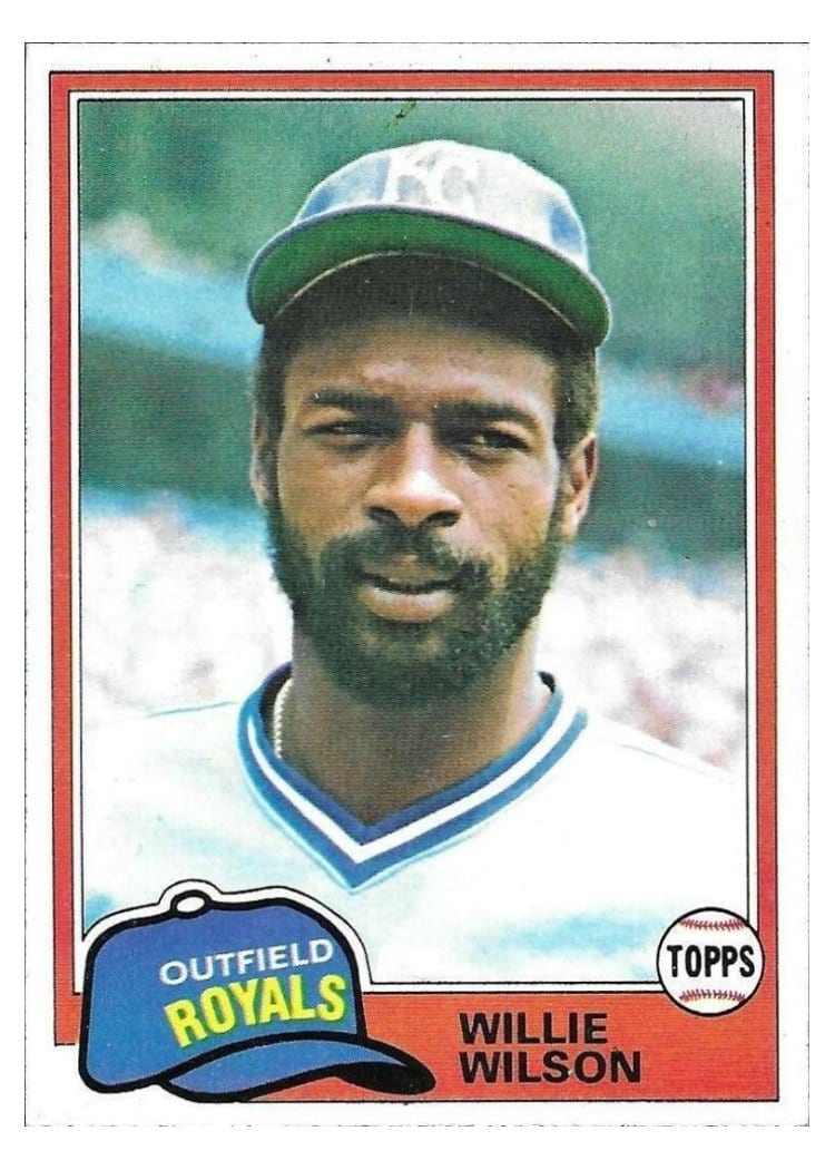 1981 Topps Willie Wilson #360 card