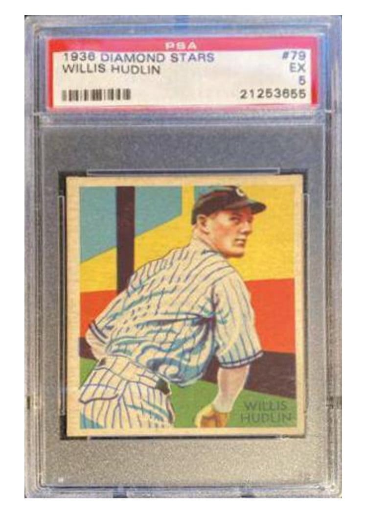 1936 Diamond Stars Willis Hudlin #79 card