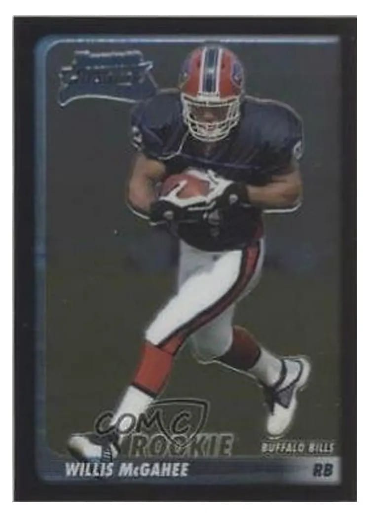 2003 Bowman Chrome Willis McGahee #206 card