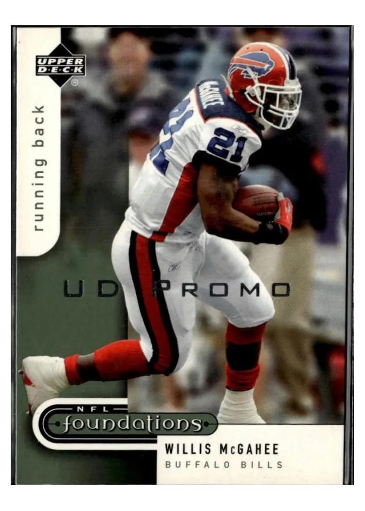 2005 Upper Deck Foundations Willis McGahee #12 card