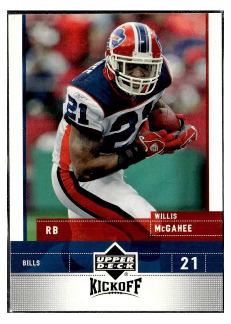 2005 Upper Deck Kickoff Willis McGahee #11 card