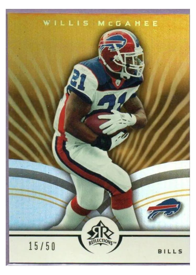 2005 Upper Deck Reflections Willis McGahee #12 card