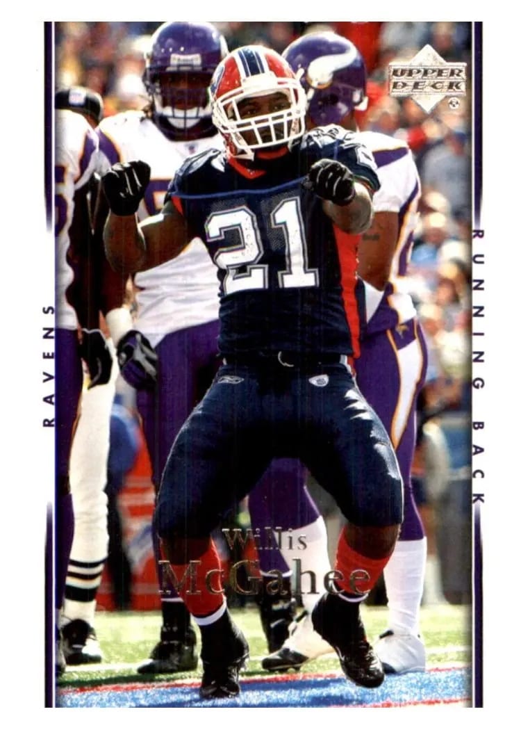 2007 Upper Deck Willis McGahee #13 card