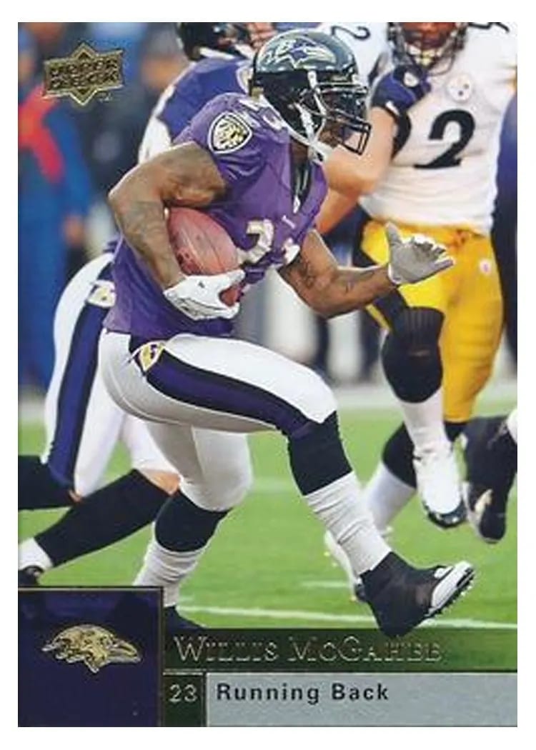 2009 Upper Deck Willis McGahee #15 card