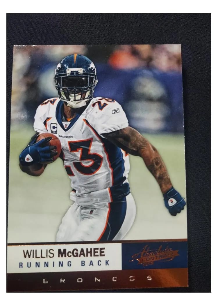 2012 Panini Absolute Willis McGahee #43 card