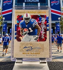 2023 Panini Legacy Gridiron Greats Autographs Willis McGahee #GG86 card