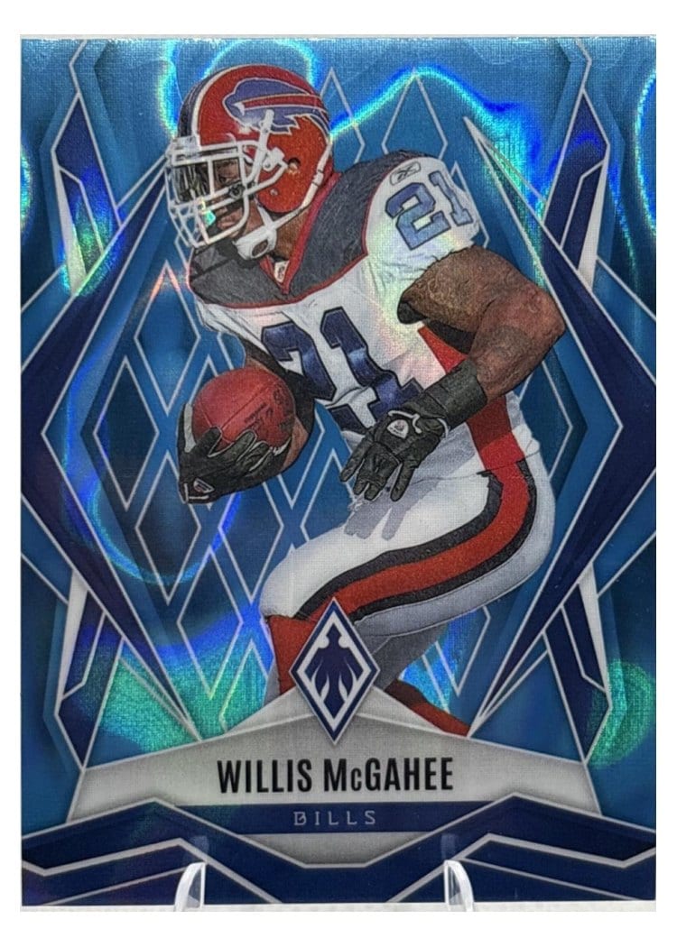 2025 Panini Phoenix Base Set Willis McGahee Light Blue Lava #64 card