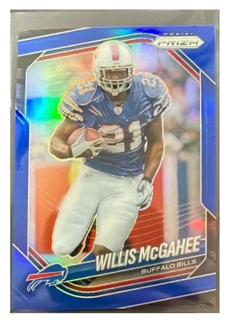 2025 Panini Prizm Base Set Willis McGahee Blue #45 card