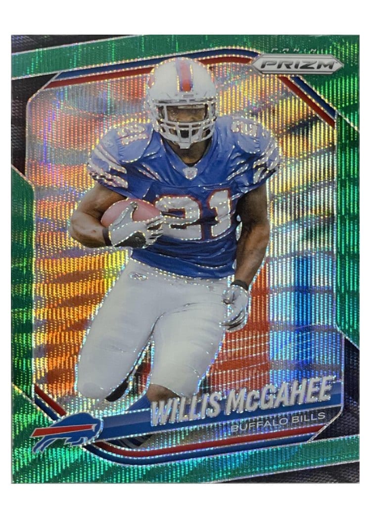 2025 Panini Prizm Base Set Willis McGahee Green Wave #45 card