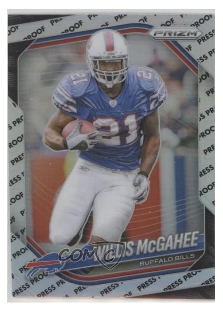 2025 Panini Prizm Base Set Willis McGahee #45 card