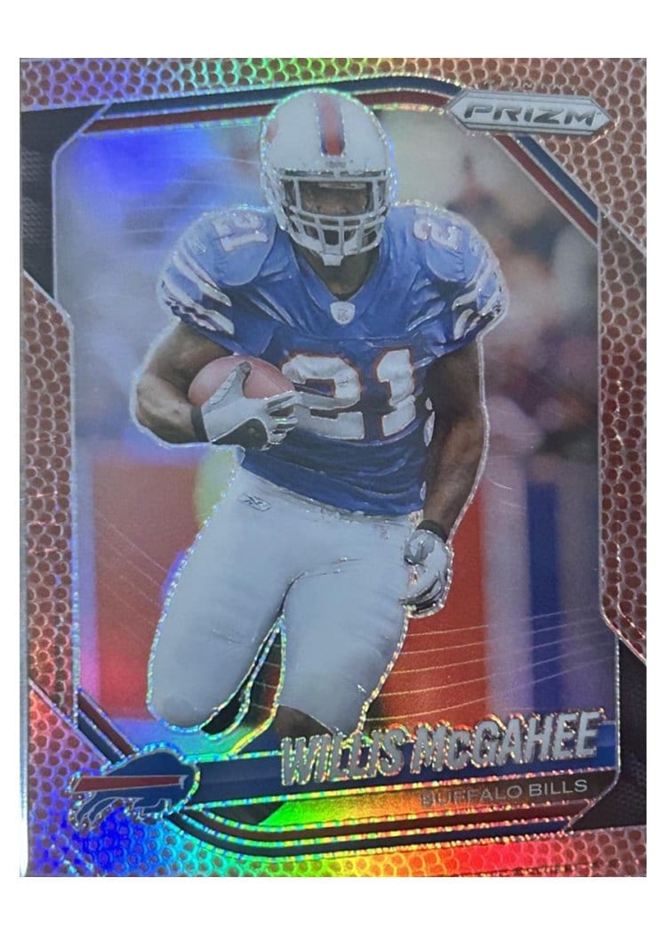 2025 Panini Prizm Base Set Willis McGahee Pigskin #45 card