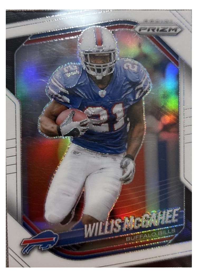 2025 Panini Prizm Base Set Willis McGahee White #45 card