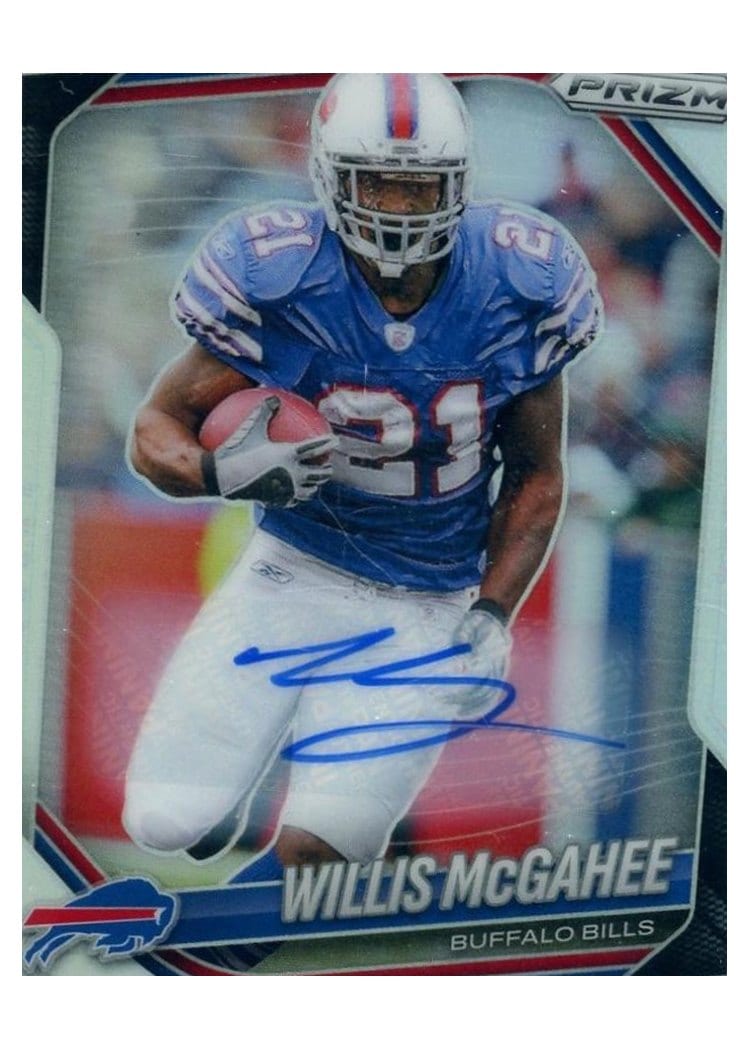 2025 Panini Prizm Base Set Willis McGahee #45 card
