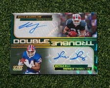 2025 Score Double Trouble Willis McGahee / Thurman Thomas #14 card