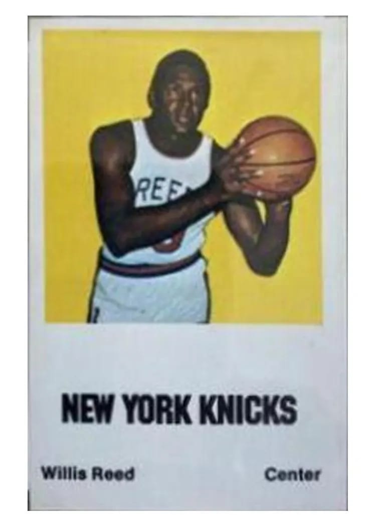 1972 Comspec Willis Reed card
