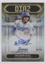 2022 Bowman Sterling Signage Autographs Wilman Diaz #SSA-WD card
