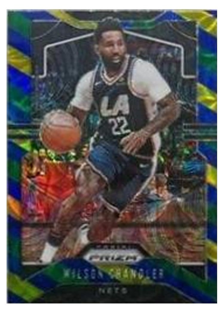 2019-20 Panini Prizm Base Set Wilson Chandler Blue, Yellow, and Green Choice Prizm #221 card