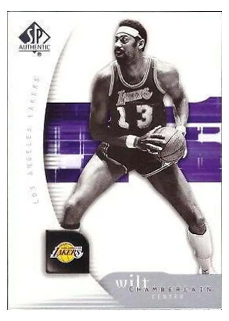 2005 SP Authentic Wilt Chamberlain #39 card