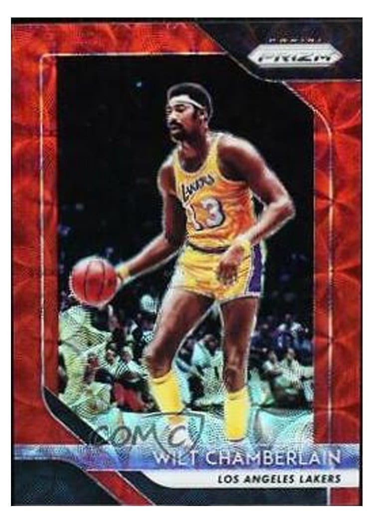 2018-19 Panini Prizm Base Set Wilt Chamberlain #205 card