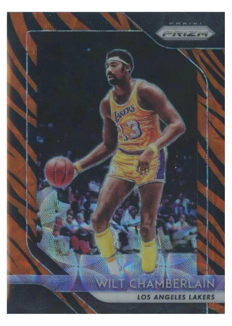 2018-19 Panini Prizm Base Set Wilt Chamberlain #205 card