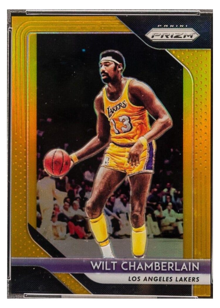2018-19 Panini Prizm Base Set Wilt Chamberlain #205 card