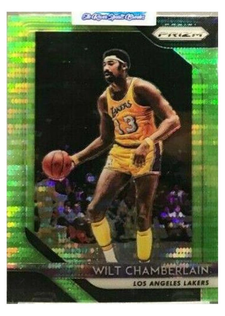 2018-19 Panini Prizm Base Set Wilt Chamberlain #205 card