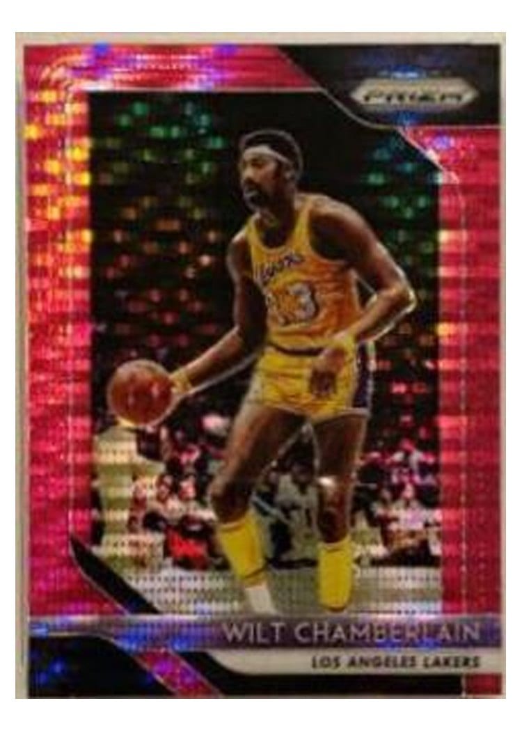 2018-19 Panini Prizm Base Set Wilt Chamberlain #205 card