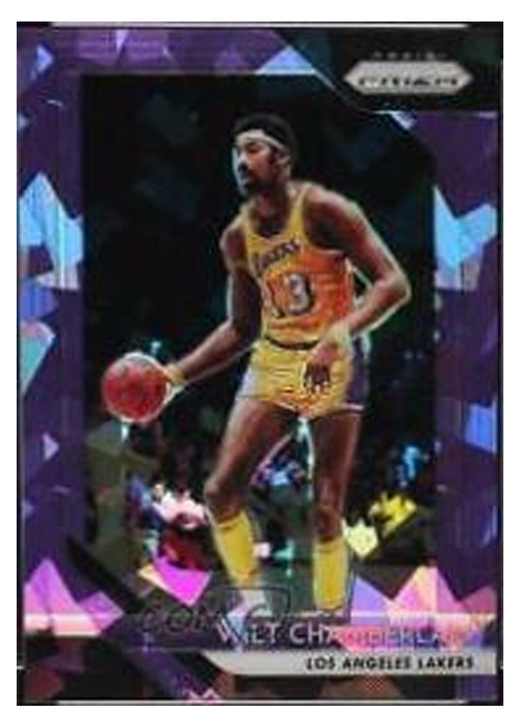 2018-19 Panini Prizm Base Set Wilt Chamberlain #205 card