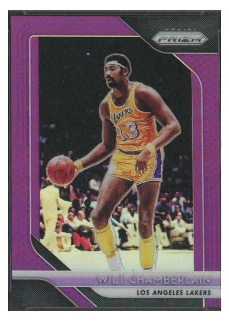 2018-19 Panini Prizm Base Set Wilt Chamberlain #205 card