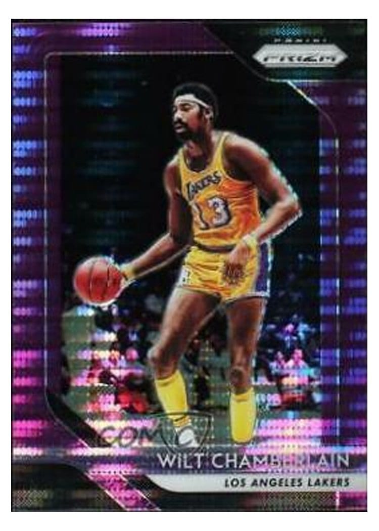 2018-19 Panini Prizm Base Set Wilt Chamberlain #205 card