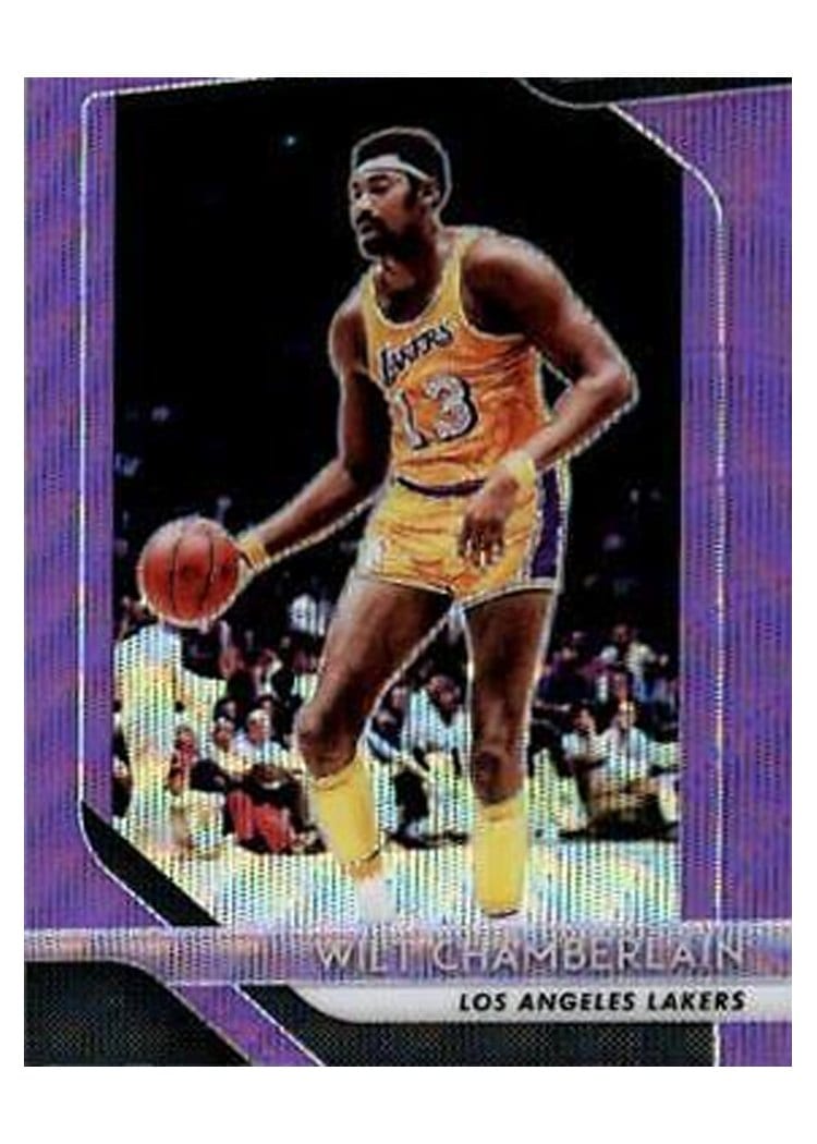 2018-19 Panini Prizm Base Set Wilt Chamberlain #205 card