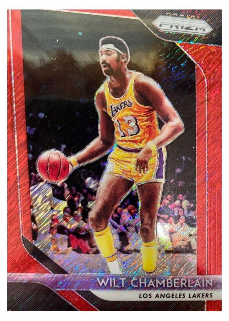 2018-19 Panini Prizm Base Set Wilt Chamberlain #205 card