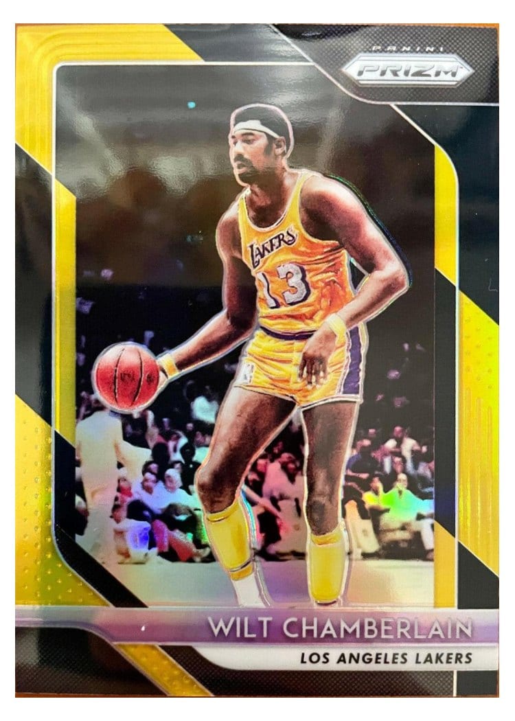 2018-19 Panini Prizm Base Set Wilt Chamberlain #205 card