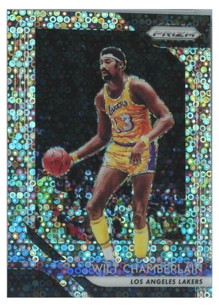 2018-19 Panini Prizm Base Set Wilt Chamberlain #205 card