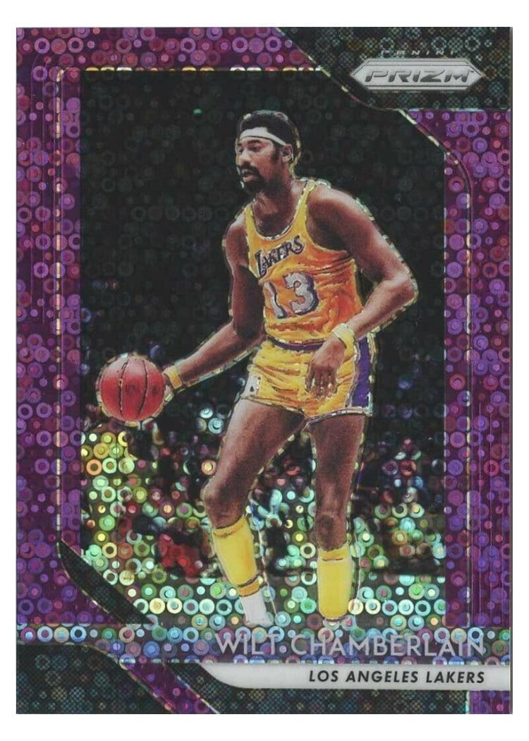 2018-19 Panini Prizm Base Set Wilt Chamberlain #205 card