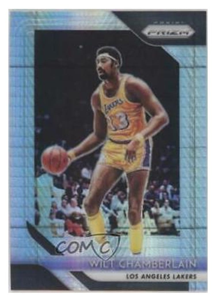 2018-19 Panini Prizm Base Set Wilt Chamberlain #205 card