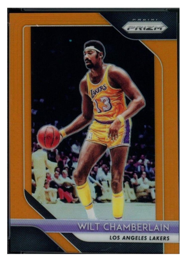 2018-19 Panini Prizm Base Set Wilt Chamberlain #205 card